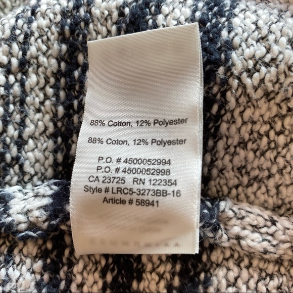 Community Aritzia XS-M poncho sweater cotton/poly salt and pepper - Picture 6 of 8